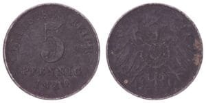 GERMANY 5 pfennig 1920 VF-