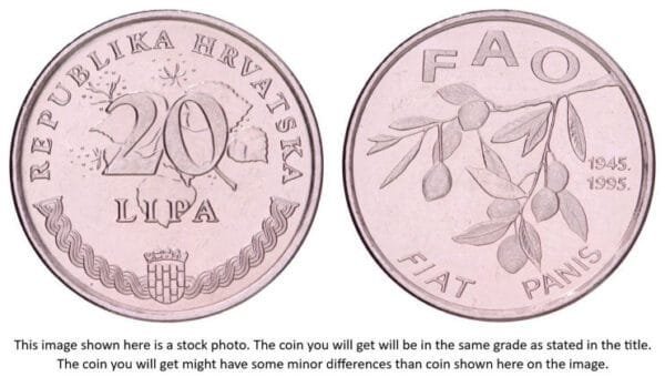 CROATIA 20 lipa 1995 / FAO / UNC