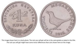 CROATIA 1 kuna 2018 / Latin text / UNC-