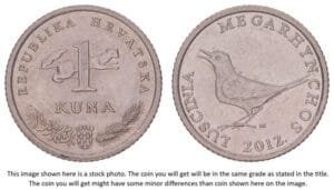 CROATIA 1 kuna 2012 / Latin text / XF+