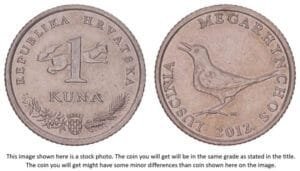 CROATIA 1 kuna 2012 / Latin text / XF