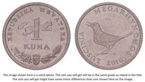 CROATIA 1 kuna 2010 / Latin text / XF