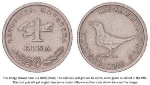 CROATIA 1 kuna 2016 / Latin text / VF