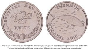 CROATIA 2 kune 2018 / Latin text / UNC