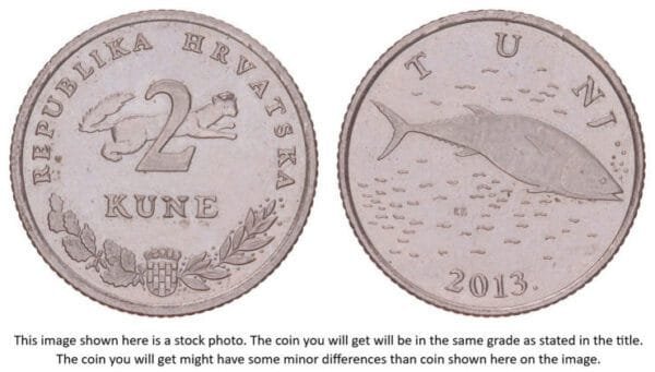 CROATIA 2 kune 2013 / Croatian text / XF