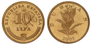 CROATIA 10 lipa 2007 / Croatian text / UNC