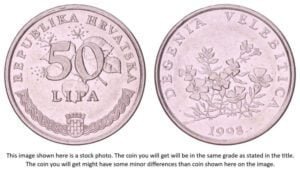 CROATIA 50 lipa 1998 / Latin text / XF