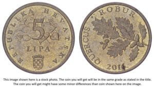 CROATIA 5 lipa 2016 / Latin text / UNC-