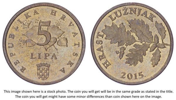 CROATIA 5 lipa 2015 / Croatian text / UNC-