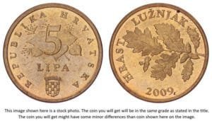 CROATIA 5 lipa 2009 / Croatian text / UNC-