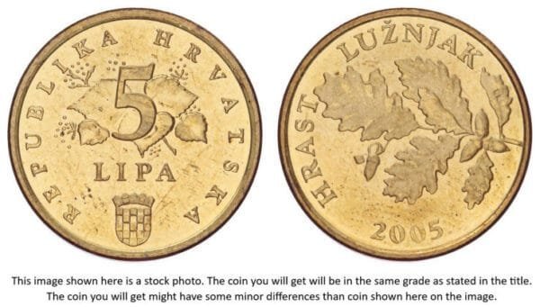 CROATIA 5 lipa 2005 / Croatian text / XF+