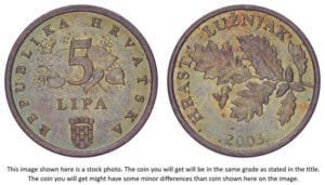 CROATIA 5 lipa 2003 / Croatian text / XF+