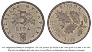 CROATIA 5 lipa 2006 / Latin text / XF+