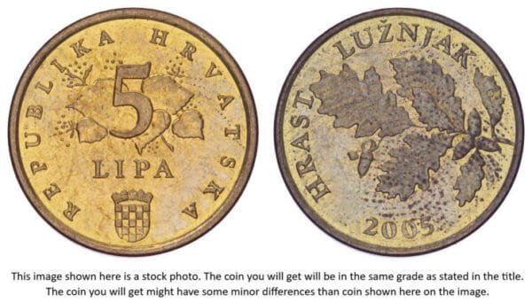 CROATIA 5 lipa 2005 / Croatian text / XF