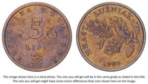 CROATIA 5 lipa 1993 / Croatian text / XF-