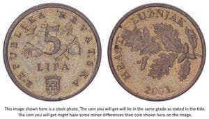 CROATIA 5 lipa 2003 / Croatian text / XF-