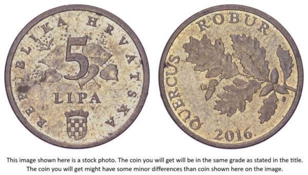 CROATIA 5 lipa 2016 / Latin text / XF-