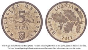 CROATIA 5 lipa 2011 / Croatian text / VF+