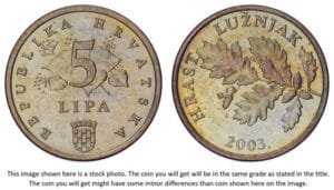 CROATIA 5 lipa 2003 / Croatian text / UNC