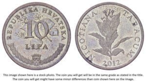 CROATIA 10 lipa 2012 / Latin text / XF