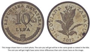 CROATIA 10 lipa 2012 / Latin text / XF-