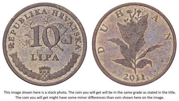 CROATIA 10 lipa 2011 / Croatian text / XF-