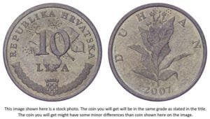 CROATIA 10 lipa 2007 / Croatian text / XF-