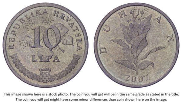 CROATIA 10 lipa 2007 / Croatian text / XF-