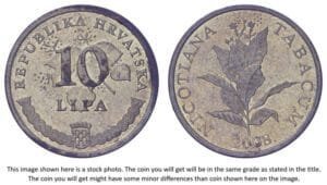 CROATIA 10 lipa 2008 / Latin text / XF-