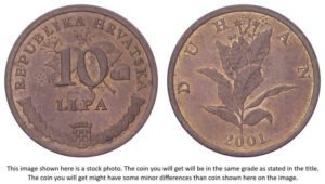 CROATIA 10 lipa 2001 / Croatian text / XF-