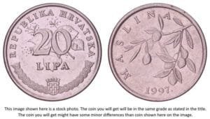 CROATIA 20 lipa 1997 / Croatian text / VF-