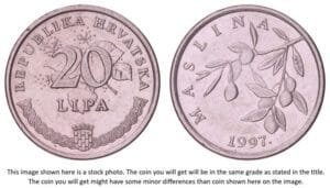 CROATIA 20 lipa 1997 / Croatian text / XF