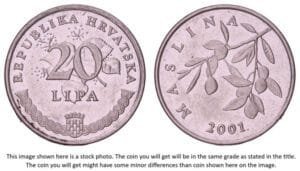 CROATIA 20 lipa 2001 / Croatian text / XF