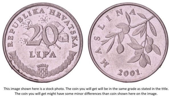 CROATIA 20 lipa 2001 / Croatian text / XF