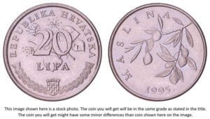 CROATIA 20 lipa 1995 / Croatian text / XF