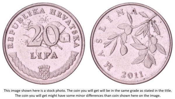 CROATIA 20 lipa 2011 / Croatian text / VF+