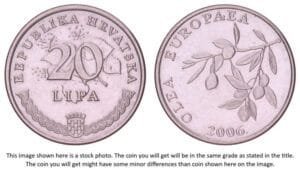 CROATIA 20 lipa 2006 / Latin text / XF