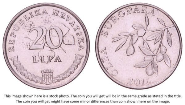 CROATIA 20 lipa 2016 / Latin text / XF+