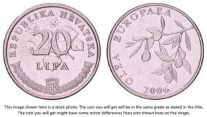 CROATIA 20 lipa 2006 / Latin text / XF+