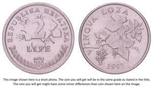 CROATIA 2 lipe 1993 / Croatian text / UNC-