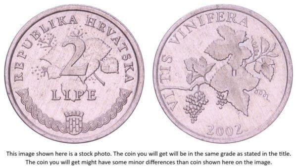 CROATIA 2 lipe 2002 / Latin text / XF+