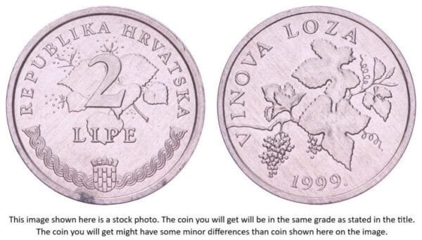 CROATIA 2 lipe 1999 / Croatian text / XF