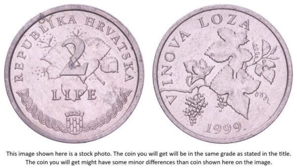 CROATIA 2 lipe 1999 / Croatian text / VF+