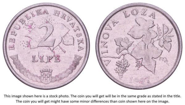 CROATIA 2 lipe 1997 / Croatian text / VF+