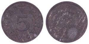 YUGOSLAVIA 5 para 1920 VF-