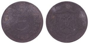YUGOSLAVIA 5 para 1920 VF-