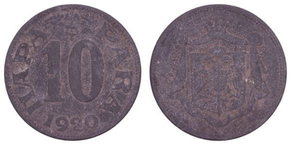 YUGOSLAVIA 10 para 1920 VF-