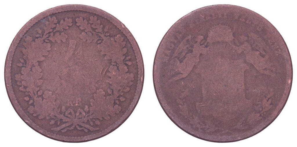 HUNGARY 4 krajczar 1868 F-