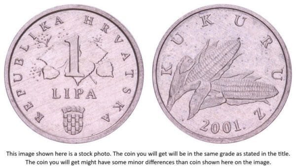 CROATIA 1 lipa 2001 / Croatian text / XF