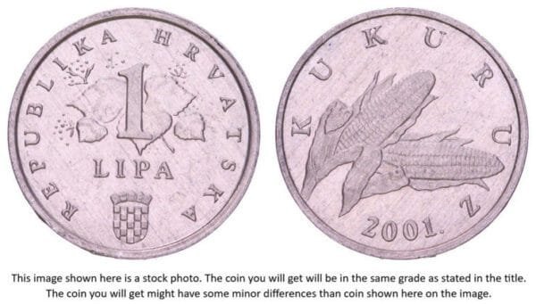 CROATIA 1 lipa 2001 / Croatian text / XF+